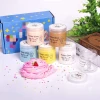 2021 Amazon Hot Selling 6 Pack Slime Kit Set Cotton Slime Crafts Unicorn Slime Making Kit For Children Kids