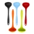 Import 2021 hot sale low price silicone cooking soup spoon kitchen utensil set kitchen tool silicone spoon from China