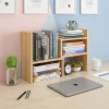 2021 hot sale simple economical industrial Adjustable wooden bookcases bookshelf