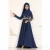 Import 2021 latest high quality luxurious embroidery elegant Muslim dress middle east islamic clothing from China