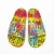 Import 2021 New Design Colorful Letter Print Graffiti Slippers Beach Womens Sandals Flat Shoes from China