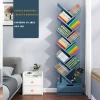2021 new design Creative Customizable Color and size modern wood ladder tree shaped bookshelf, tree bookshelf With drawer