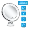2021 Top Seller Girls 10X LED Illuminated Makeup Hanging Vanity Mirror with Lights Travel Magnifying Portable Led Makeup Mirror