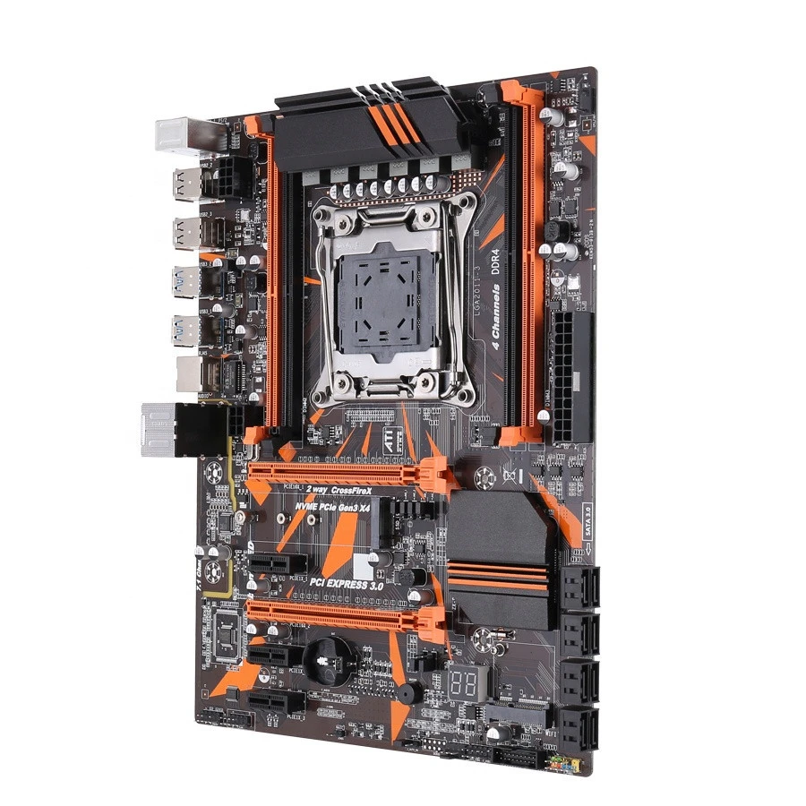 2021 X99 motherboard with dual M.2 NVME slot support both DDR3 and DDR4 LGA2011-3