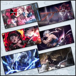 2022 products mousepad large gaming mouse pad demon slayer desk mat