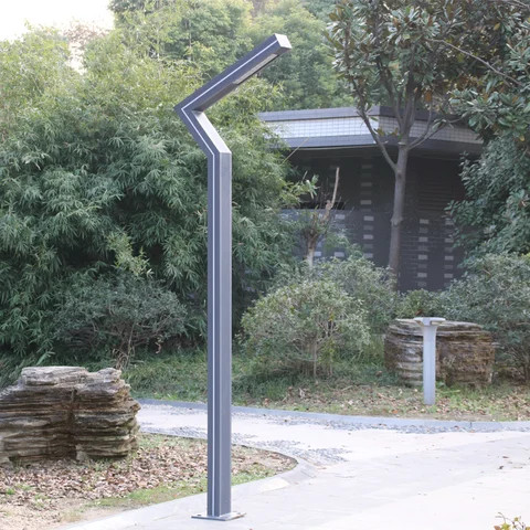 2023 New Modern LED Garden Light Decorative Aluminum Steel Columns Waterproof  Outdoor Lighting