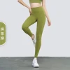 2024 Hot Sale OEM Fitness Female Full Length Soft lulu Leggings 45 Colors Running Pants Comfortable And Formfitting Yoga Pants