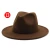 Import 20color choose free New Products Classical Retro Fedora Hat Winter Warm Gorras Flat Wide Brim Gasquette Customized Felt Jazz Cap from China
