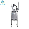 20L Lab Reactor Chemical Reactor Double Layer Glass Reactor