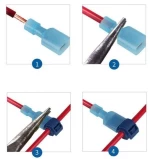20pcs/lot Wire Cable Connectors Quick Splice Terminals Crimp Non Destructive for Wire Car Boat Motorcycle