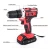 Import 20V hand tool electric screwdriver Cordless power drills from China