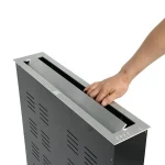21.5" Aluminum hidden lcd monitor pop up lift motorized lift for conference system