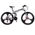 Import 24 and 26inch 21variable speed cheap adult folding mountain bike 3 knife wheel bicycle from China