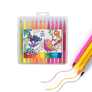 24 PCS Watercolor Brush Pen Set Calligraphy Pen Soft Brush Paint Marker Pen Art Supplies
