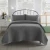 Import 25 Years Experience Durable Patchwork Grey Polyester Adult Plain King Size Quilted Bedspread For Hotel from China