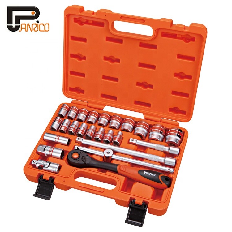 25pcs 1/2 inch Dr. Socket Wrench Hand Tool Set