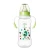 Import 270ml twin color handle large circular arc BPA free baby products custom 9oz PP baby bottle from China