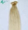2g Single Strands 613 Blonde Straight I Tip European Hair Extensions