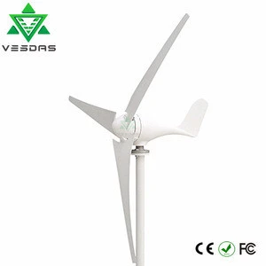 2m/s start wind speed 12V or 24V AC three phase 100W small wind turbine generator windmill for wind solar hybrid system