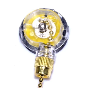 3 capacitance Pull Chain Ceiling Fan Light switch Function:OFF,L-1,L-2-3,L-3