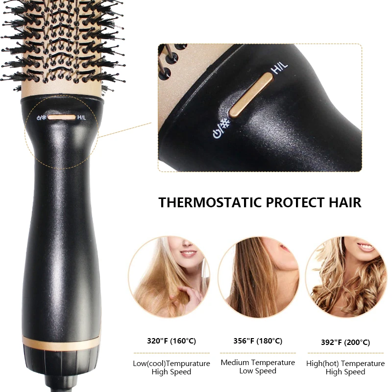 3-in-1 Hot Wholesale Professional Air 2020 Best Seller Hair Brush Dryer One Step