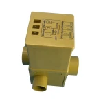 3 inches 90 degrees 24V three wire Electronic drain valve used for  industrial washing machine parts