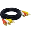 3 RCA M to 3 RCA M Audio Video Cable 12 FT