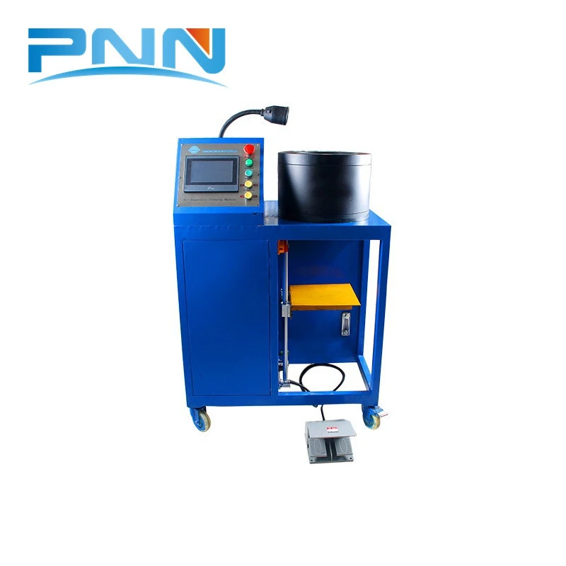 350KG 4 KW rubber air suspension product making machine hydraulic hose crimping machine 37mm 177mm