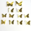 3D Butterfly Stickers Removable Mural Crafts Art Design Wall Stickers Home Decor