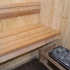 4 person Indoor traditional sauna room  Canadian wood red cedar steam sauna room
