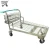 Import 4 wheels durable steel basket roller laundry hand trolley storage transport commercial laundry equipment warehouse trolley cart from China