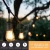 Import 48 Foot outdoor Weatherproof flexible led Light string Hanging Sockets Perfect Patio Lights from China