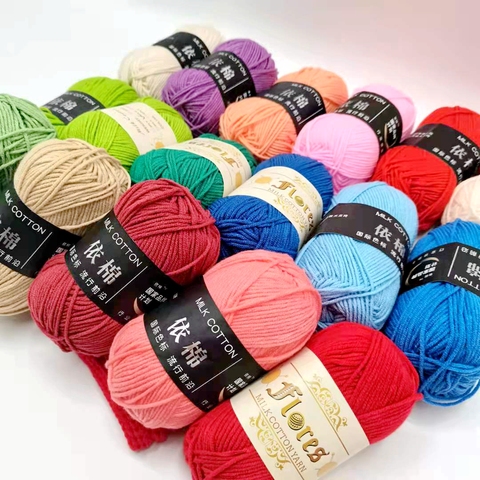 Mango Yellow Color 4 Ply Crochet Thread Cotton Yarn for Knitting & Craft Making main image 1