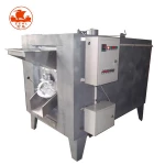50Kg/Hour Cocoa Bean Nut Roasting Machine Lpg Style Peanut Roaster Machine