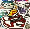 50pcs street style sport shoes sticker nik custom skateboard stickers