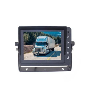 5.6 Inch 3 Channels Coach Bus Truck Car Rear View Monitor PAL NTSC Automatically Car Reversing Aid for All Vehicles