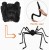 Import 59 Inch Large Hairy Scary Furry Giant Spider Halloween Party Decoration from China