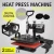 5IN1 heat press machine 15&quot; X 12&quot; (38 X 30cm) T-Shirt Heat Transfer Press with hat cap mug plate