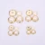 Import 6 8 10 12 14mm White Pearls Beads Appliques Claw Rhinestones Spikes Studs Round Rivet for Leather Clothes Sewing Fabric from China