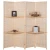 6 ft Tall Beige Woven Bamboo Room Divider Folding Privacy Screens Partition Wall with 2 Display Shelves