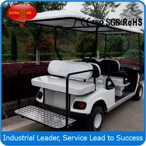 6 person electric golf cart ,48v electric powered golf buggy