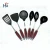 Import 6-pieces classical cooking tools coloured cookware 6650C from China
