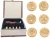 Import 6 Pieces Wax Seal Stamp Set Sealing Wax Stamps Gift Kit with Brass Head Wooden Handle from China