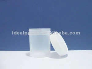 60ml ribbed cap plastic cosmetic jar, plastic cream jar,plastic jar