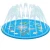 Import 68 inches Sprinkle and Splash Play Mat, Inflatable Outdoor Sprinkler Pad Water Toys for Children Blue from China
