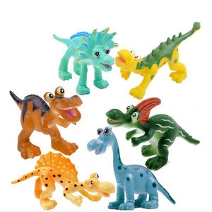 6PCS dInosaur model toy  plastic figure cute toy for kids plastic animal