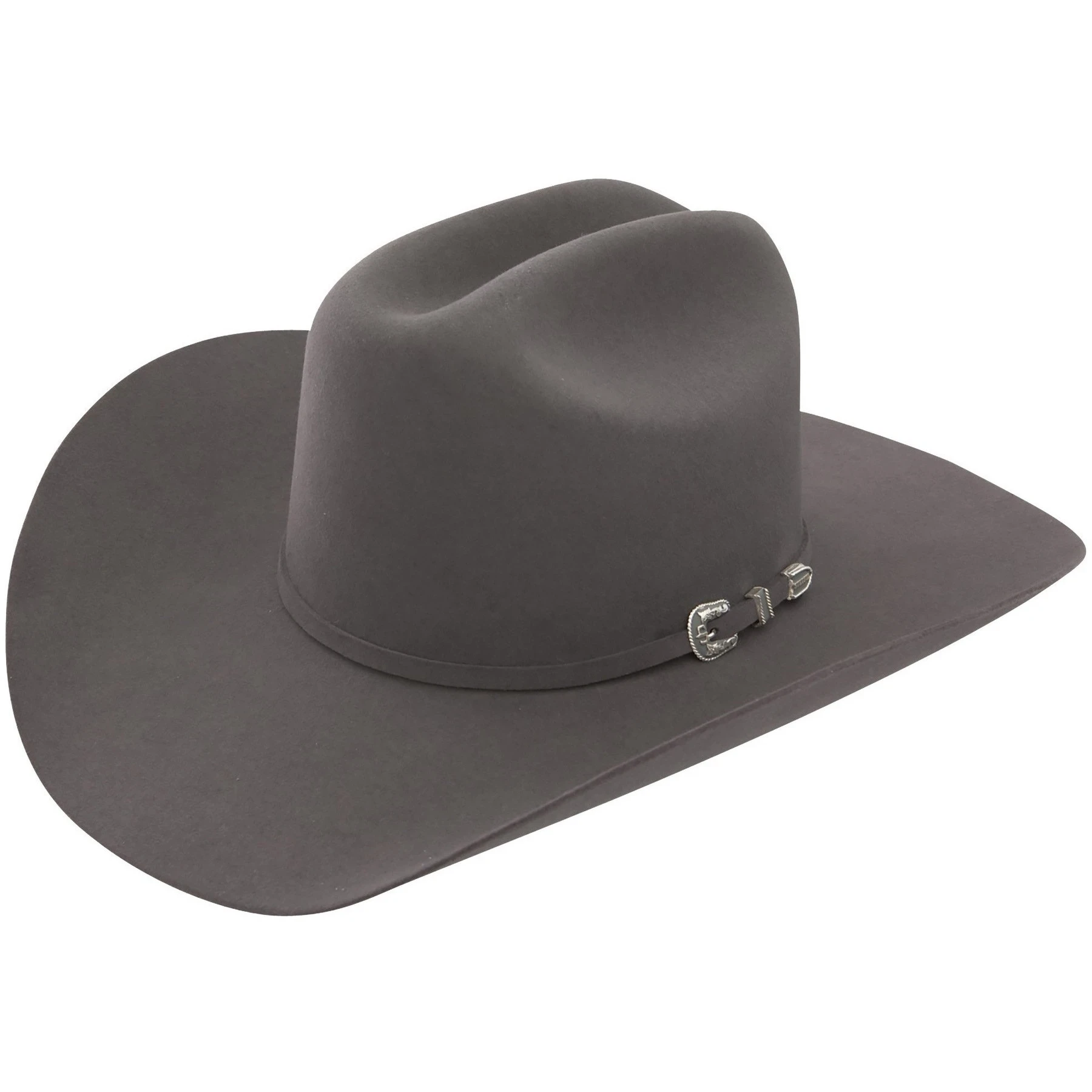 6x Stetson Skyline Fur Felt Cowboy Hat Granite Gray