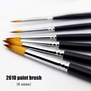 7 pcs Round Pointed Art Paint Brush Set