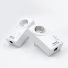 7inova AV500 Homeplug Ethernet Powerline Adapter Kit Plug and Play Over Mains With Integrated Socket