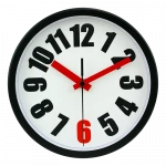8 Inch Metal Frame Aluminum Staniess Steel Wall Clock